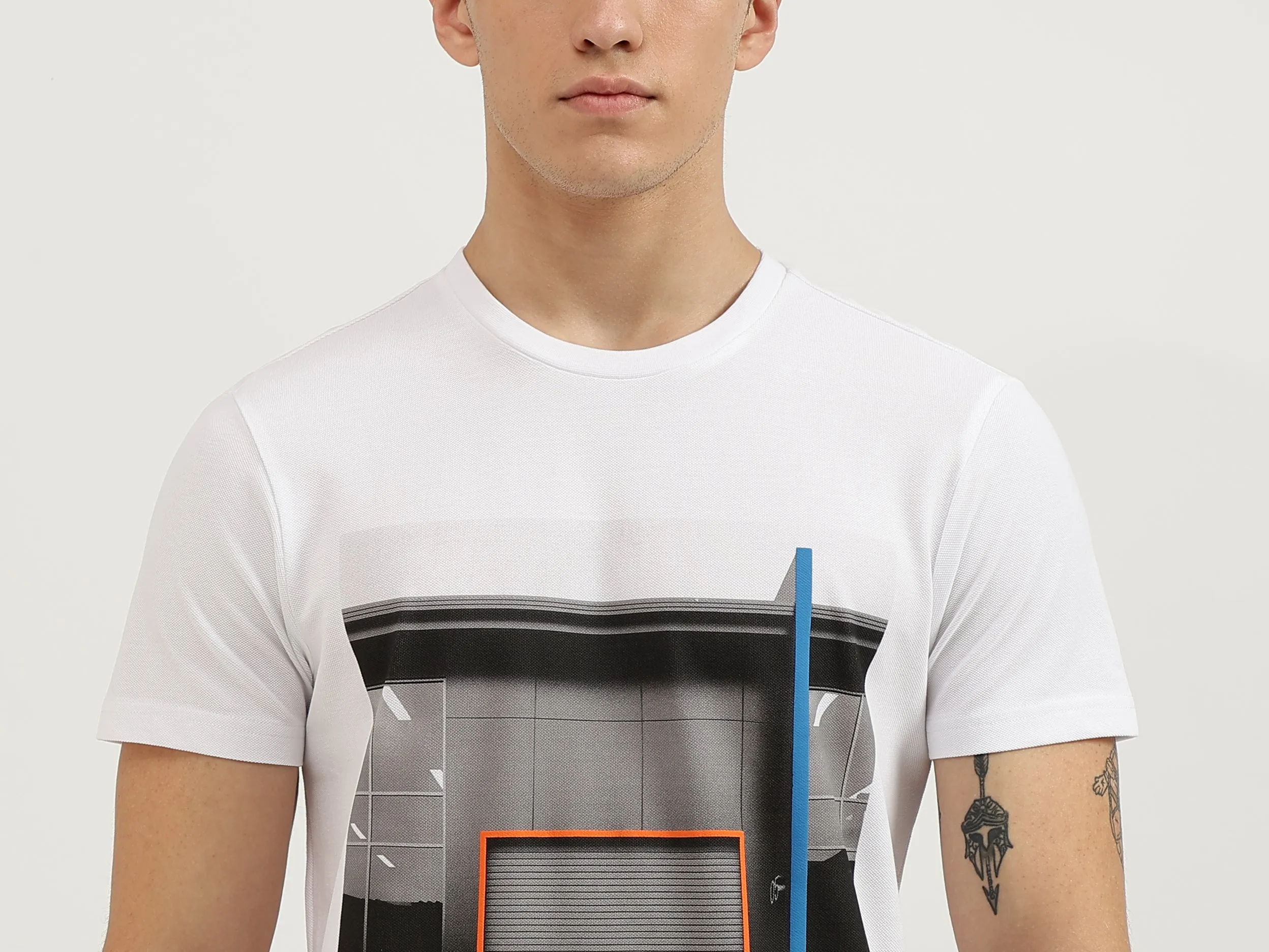 Regular Fit Crew Neck Graphic T-Shirt