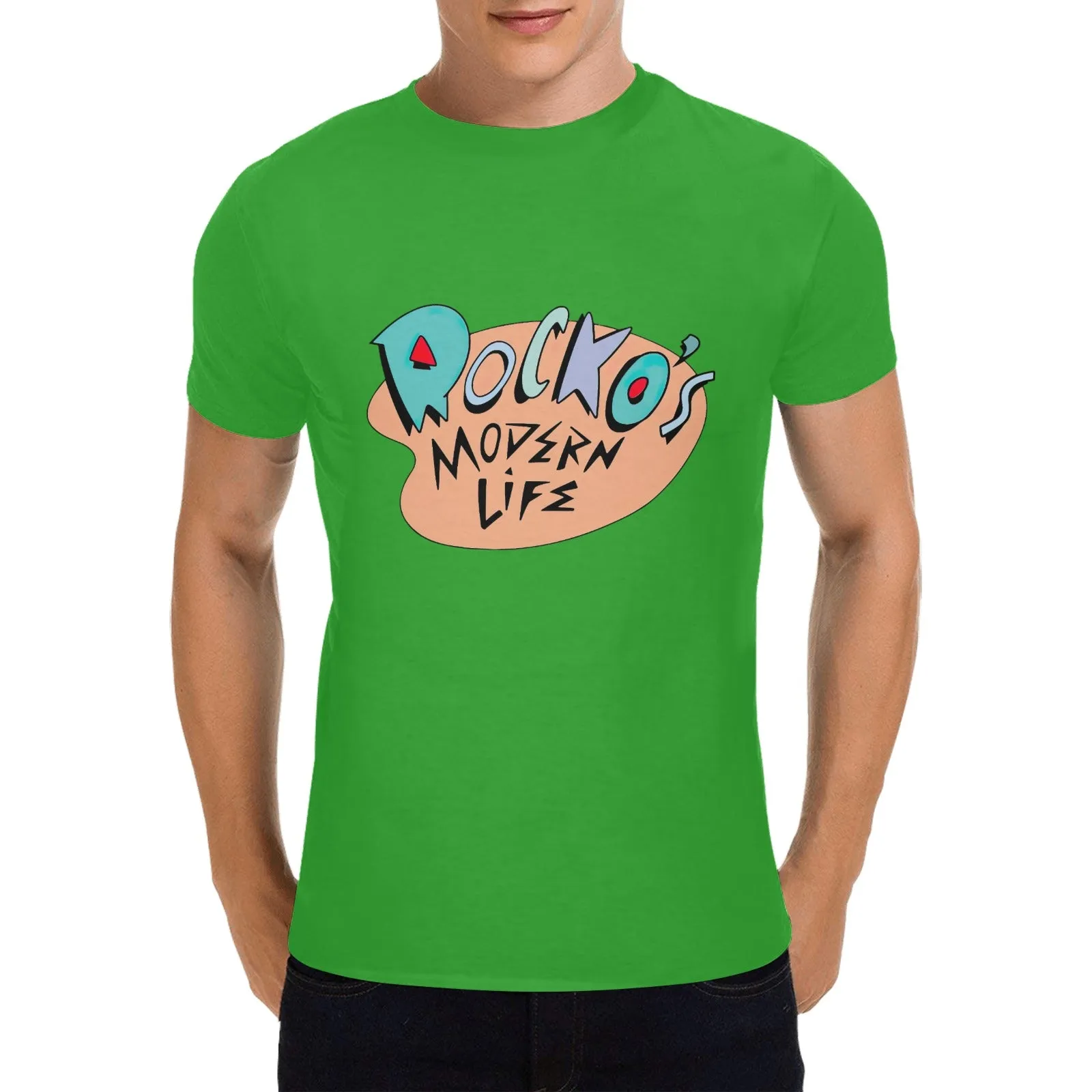Rocko's Modern Life Print Men's T-shirt 100% Cotton