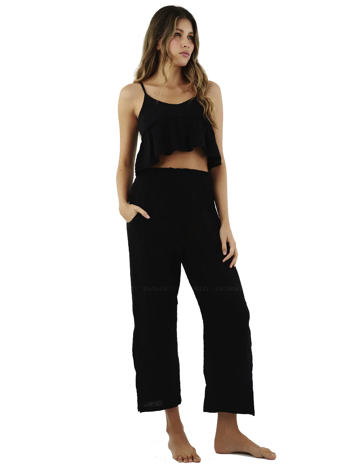 Rosie Crop Cami-Fay Pants ::RET