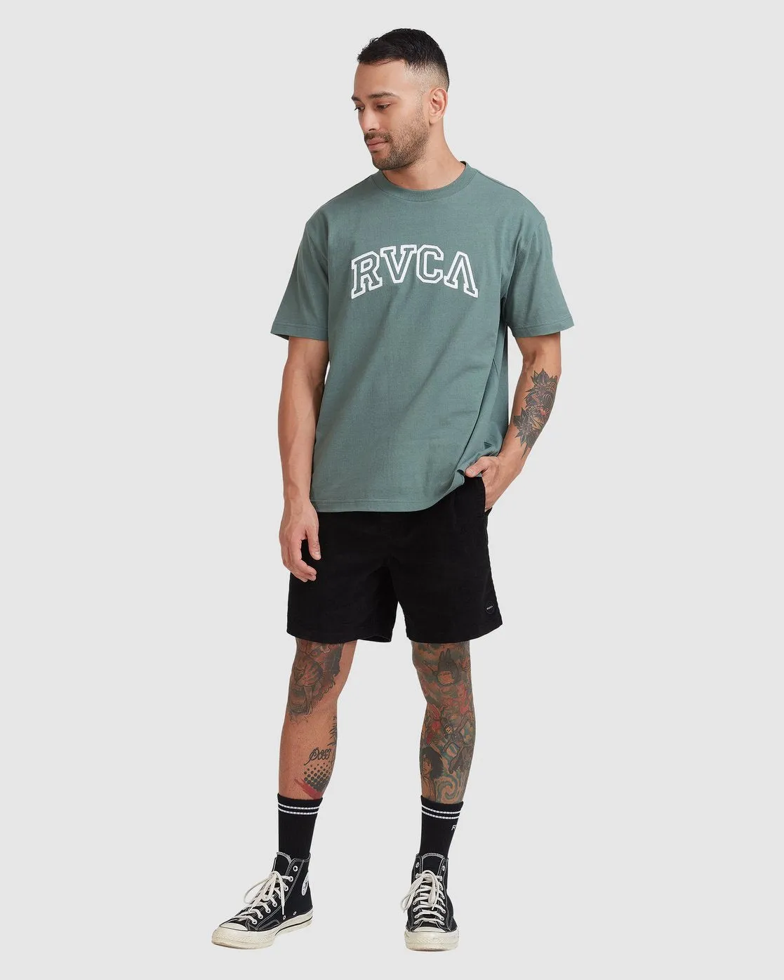 Rvca Teamster Short Sleeve Tee