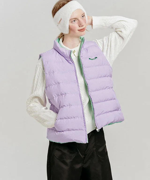 [SAMPLE SALE]LE SONNET Goose Double Vest - Lavender (Mint)