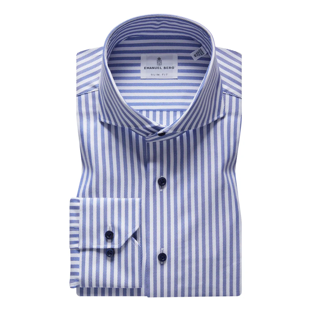 SF18144 Twill Sport Luxury Stripe Sport Shirt