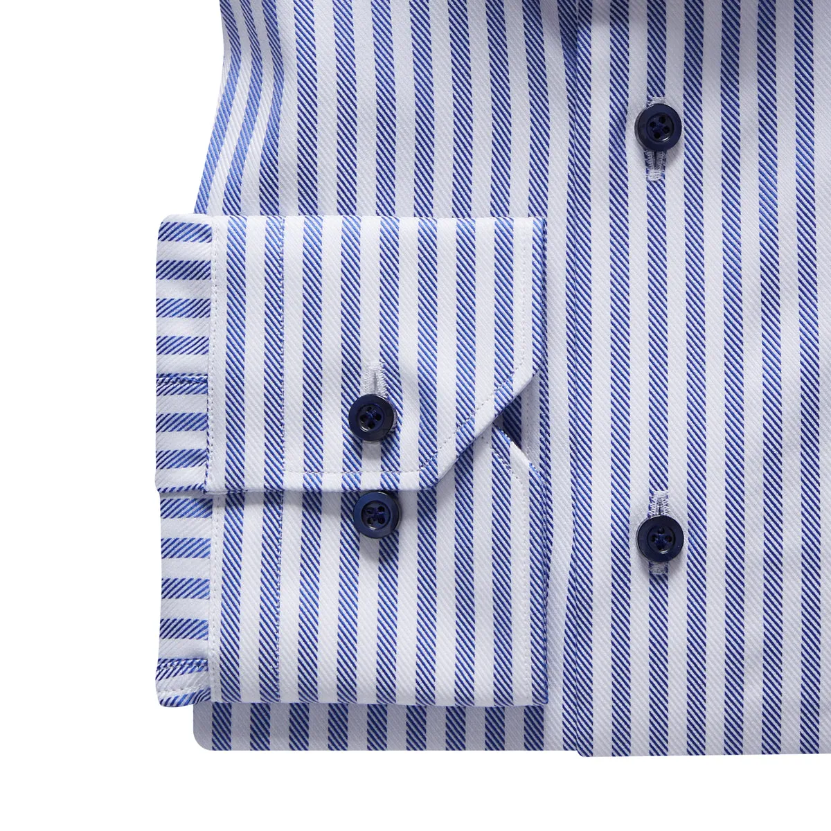 SF18144 Twill Sport Luxury Stripe Sport Shirt