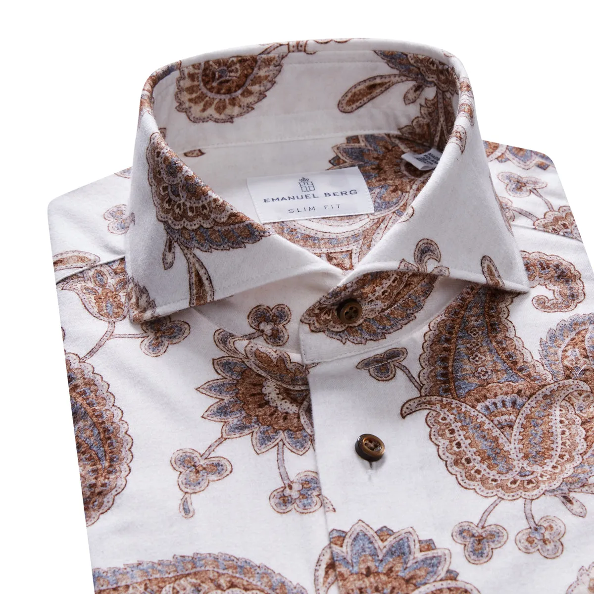 SF18173 Brushed Twill Paisley Sport Shirt