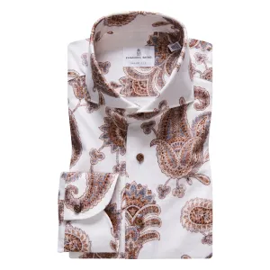 SF18173 Brushed Twill Paisley Sport Shirt