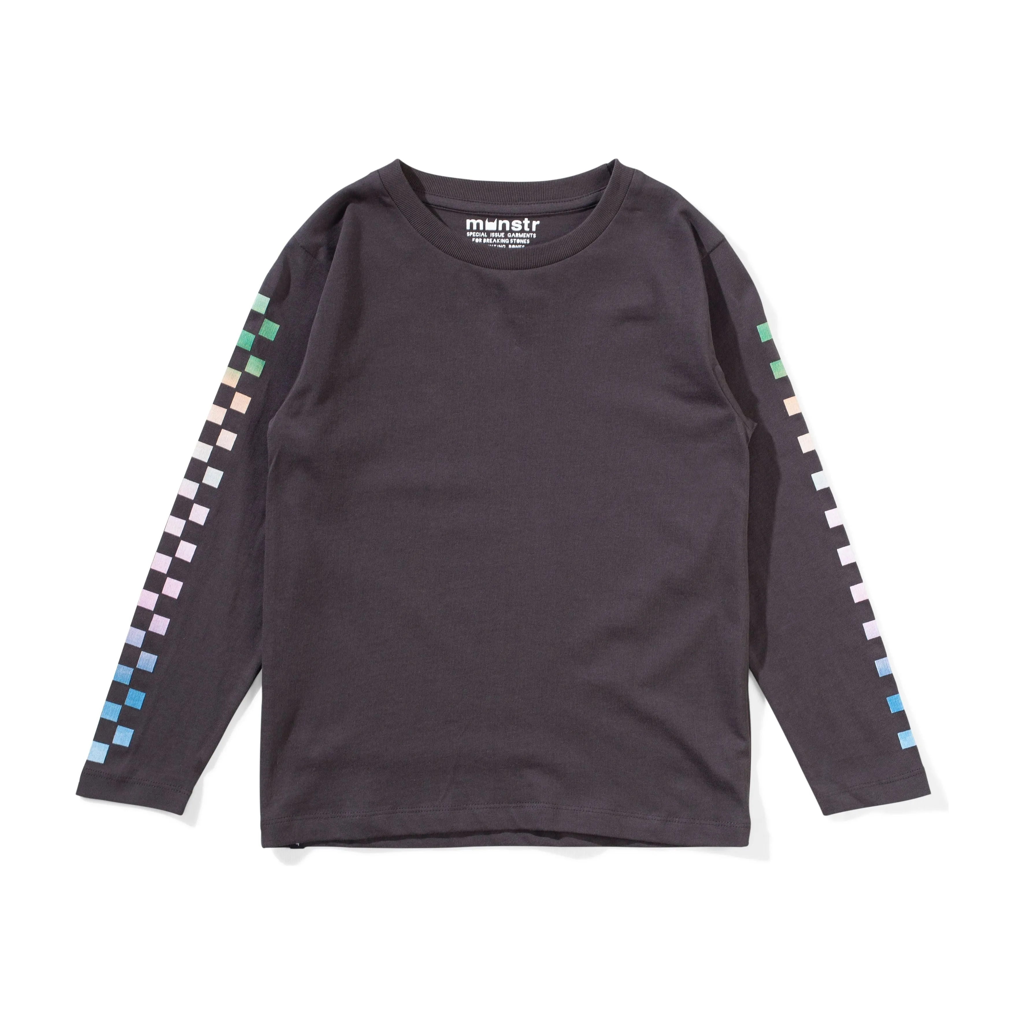 Sideflag Ls Tee - Soft Black