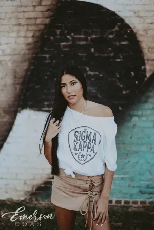 Sigma Kappa Guitar Pick Tee