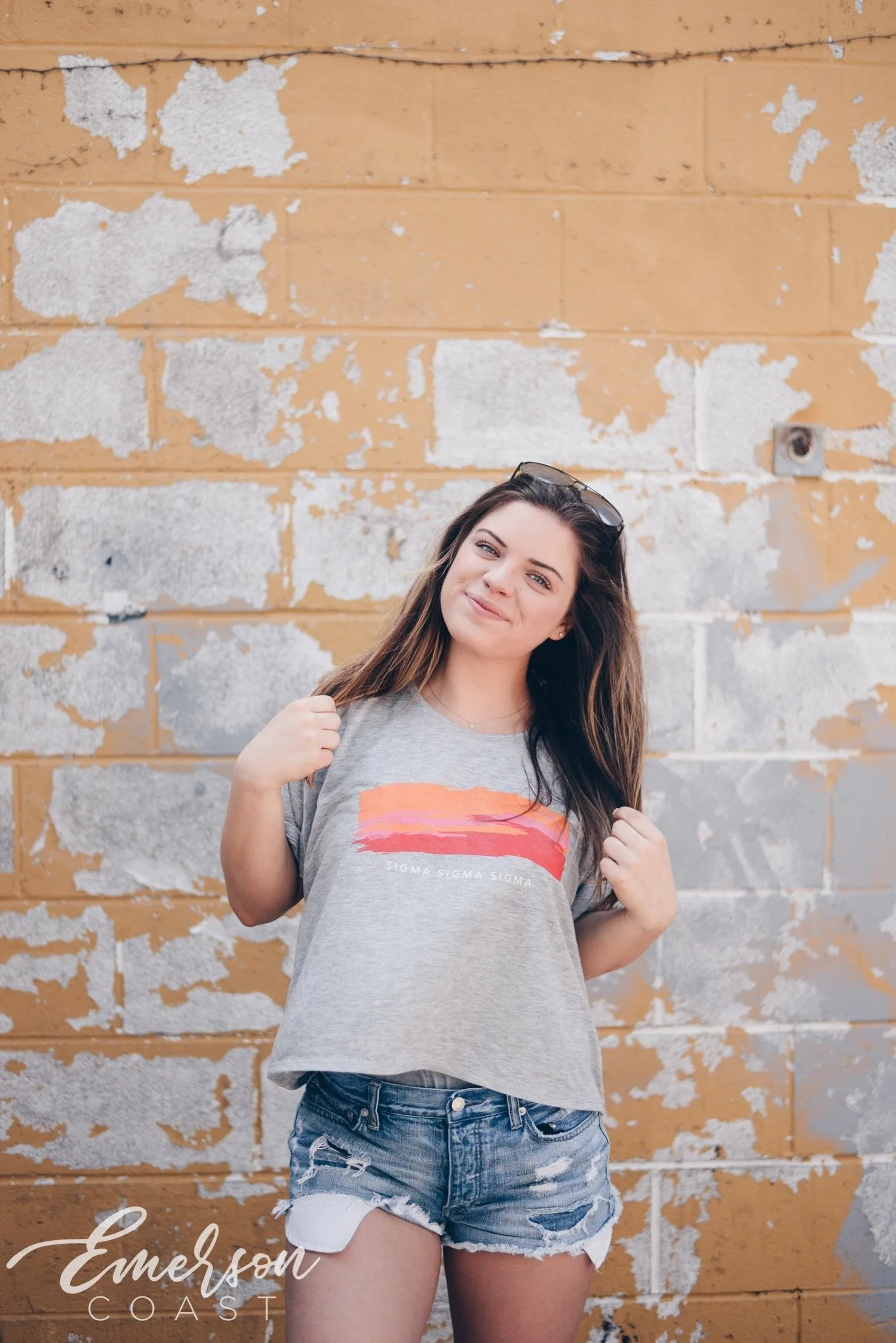 Sigma Sigma Sigma Crop PR Tee