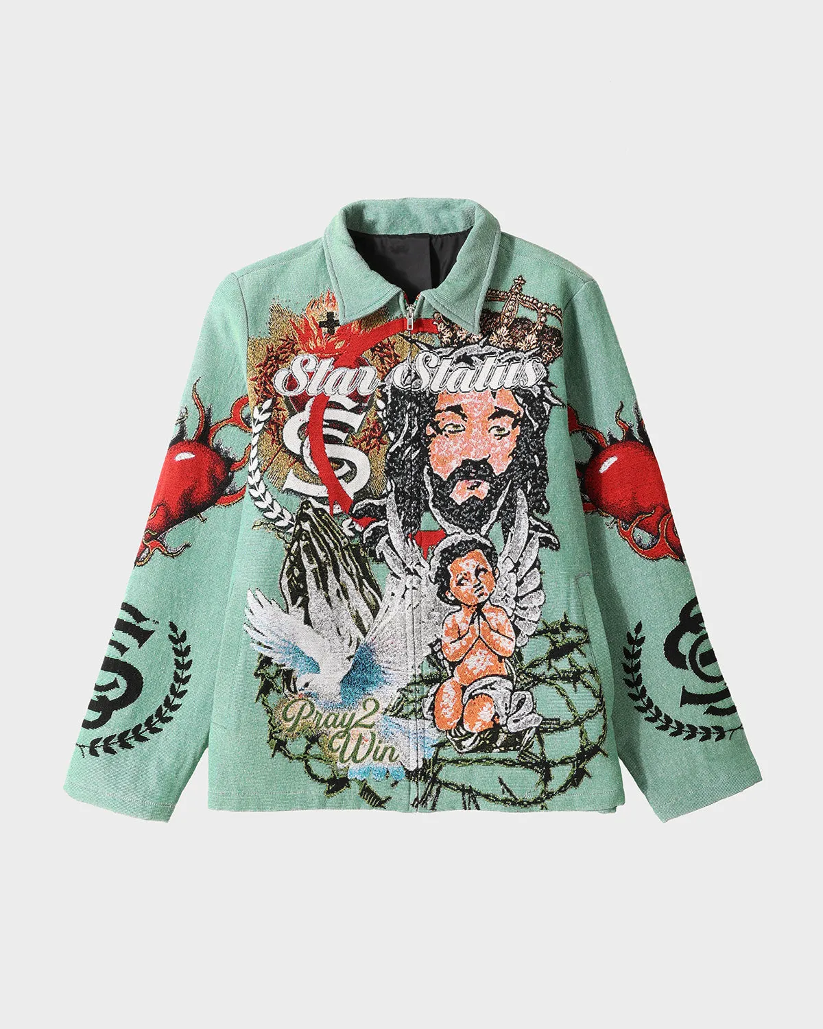 Star Status Jacket in Sea Blue