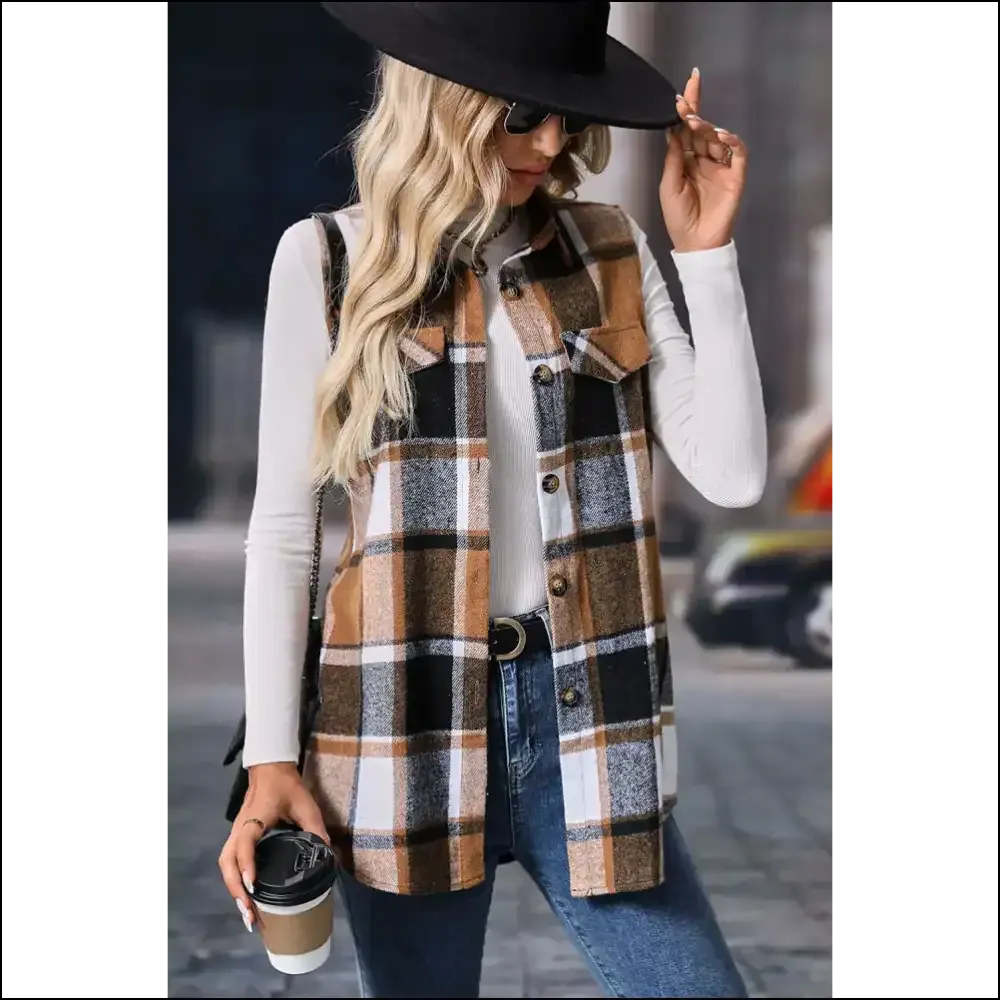 Straw Yellow Plaid Vest: so Bright, It's Almost Responsible  ?️ Needful Things