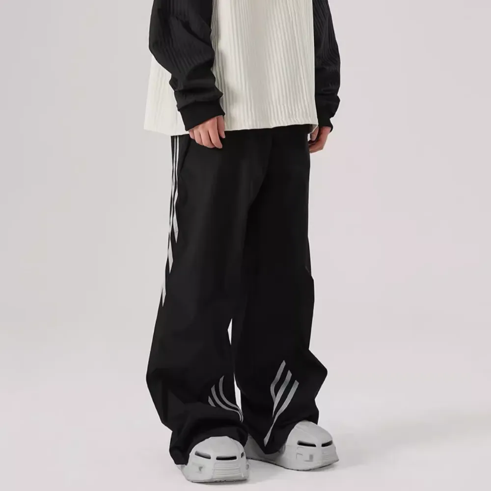 Striped Loose Quick-Drying Sweatpants