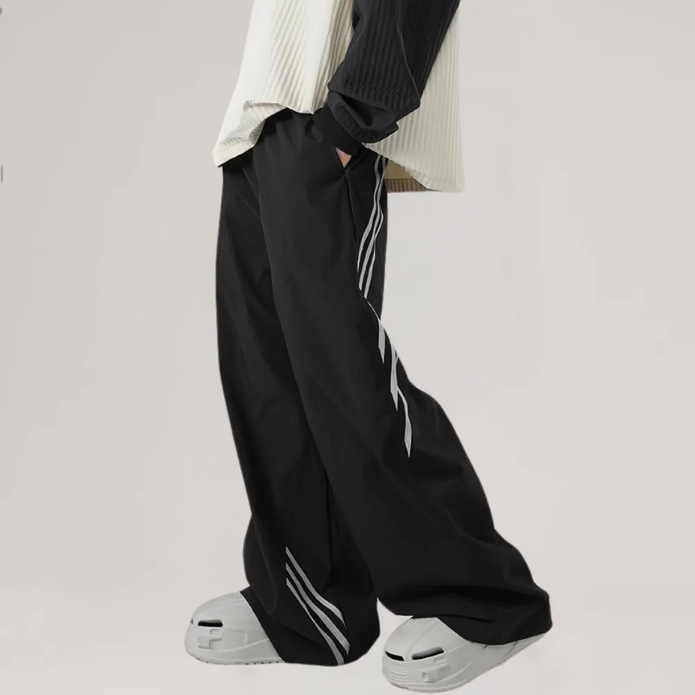Striped Loose Quick-Drying Sweatpants