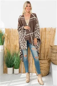 Taupe and Tan Shawl