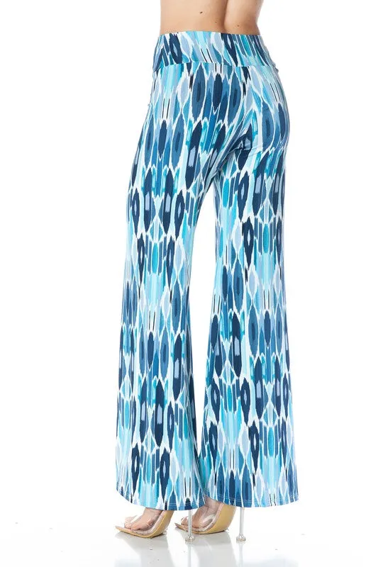 The Oceanic Blue Palazzo Pants