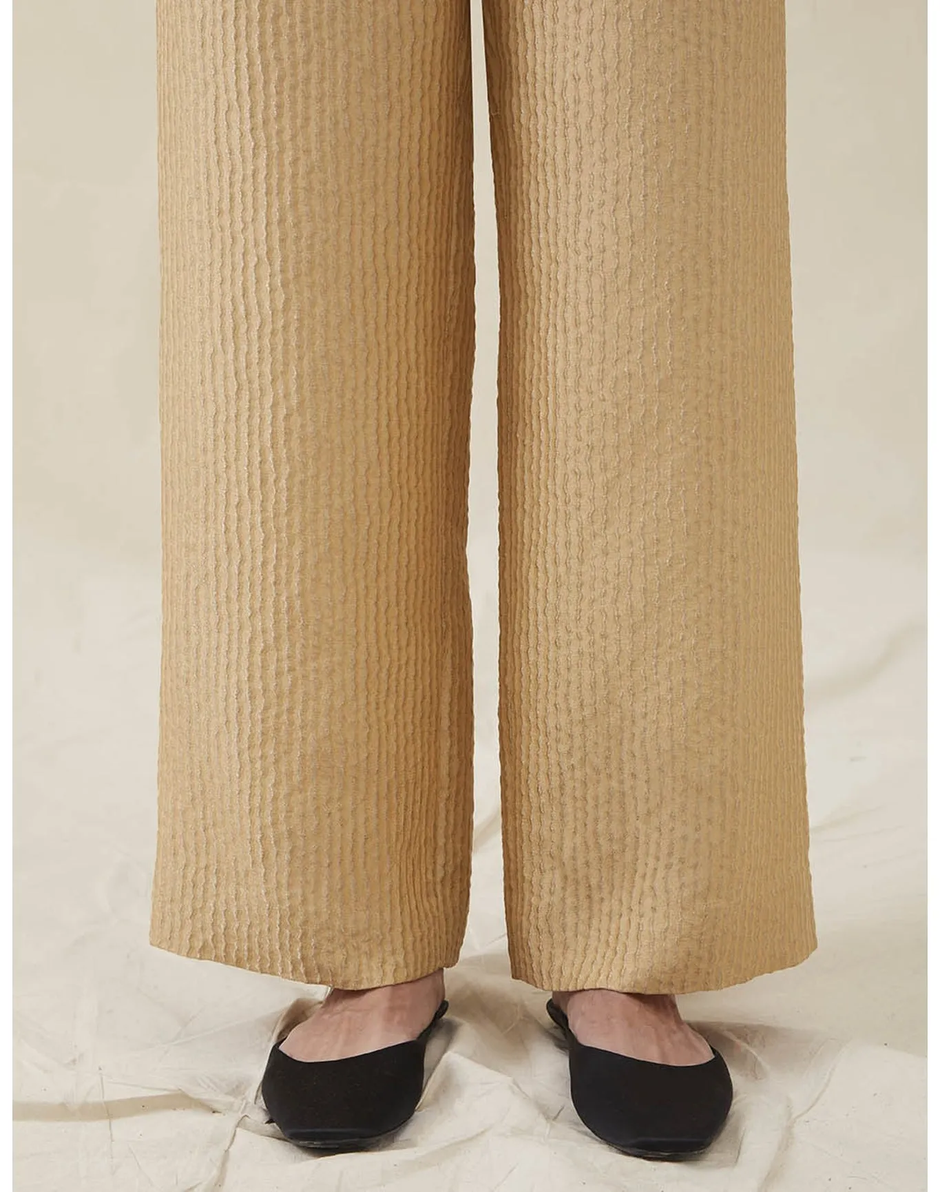 The Relaxed Pants In Wave Stripe | Copper