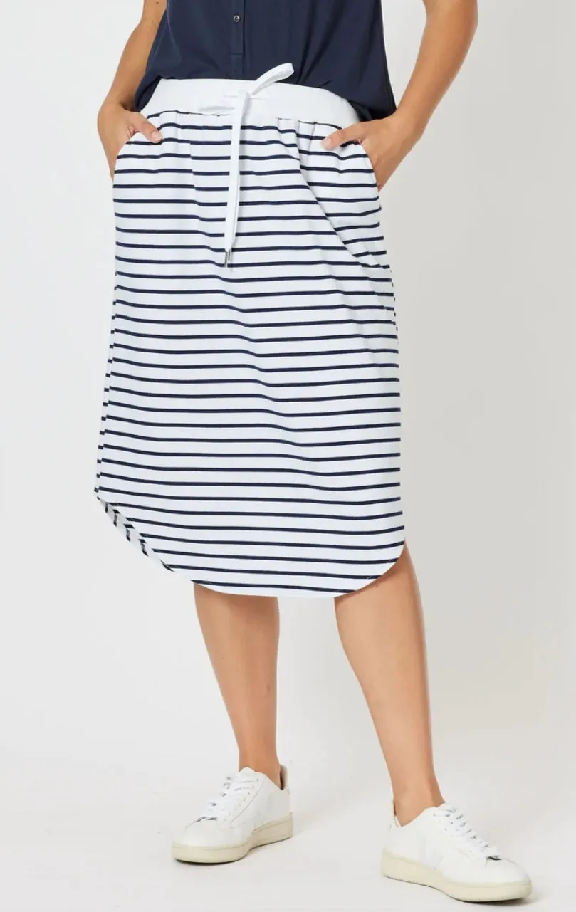 Threadz stripe skirt