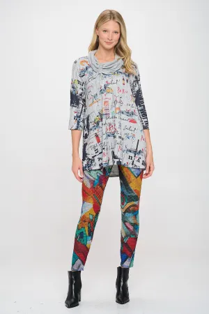 TIKI-GREY: 119 SLIM PANTS