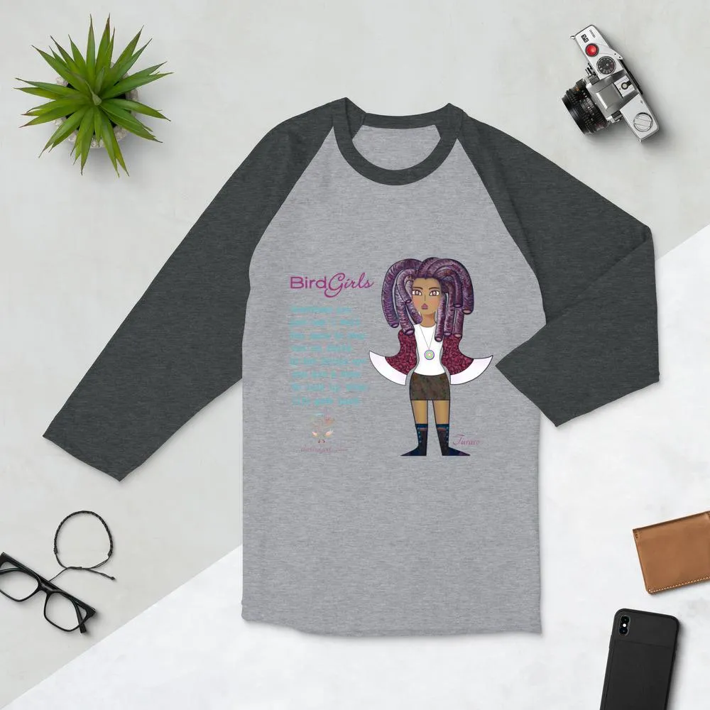 Turaco 3/4 sleeve raglan shirt