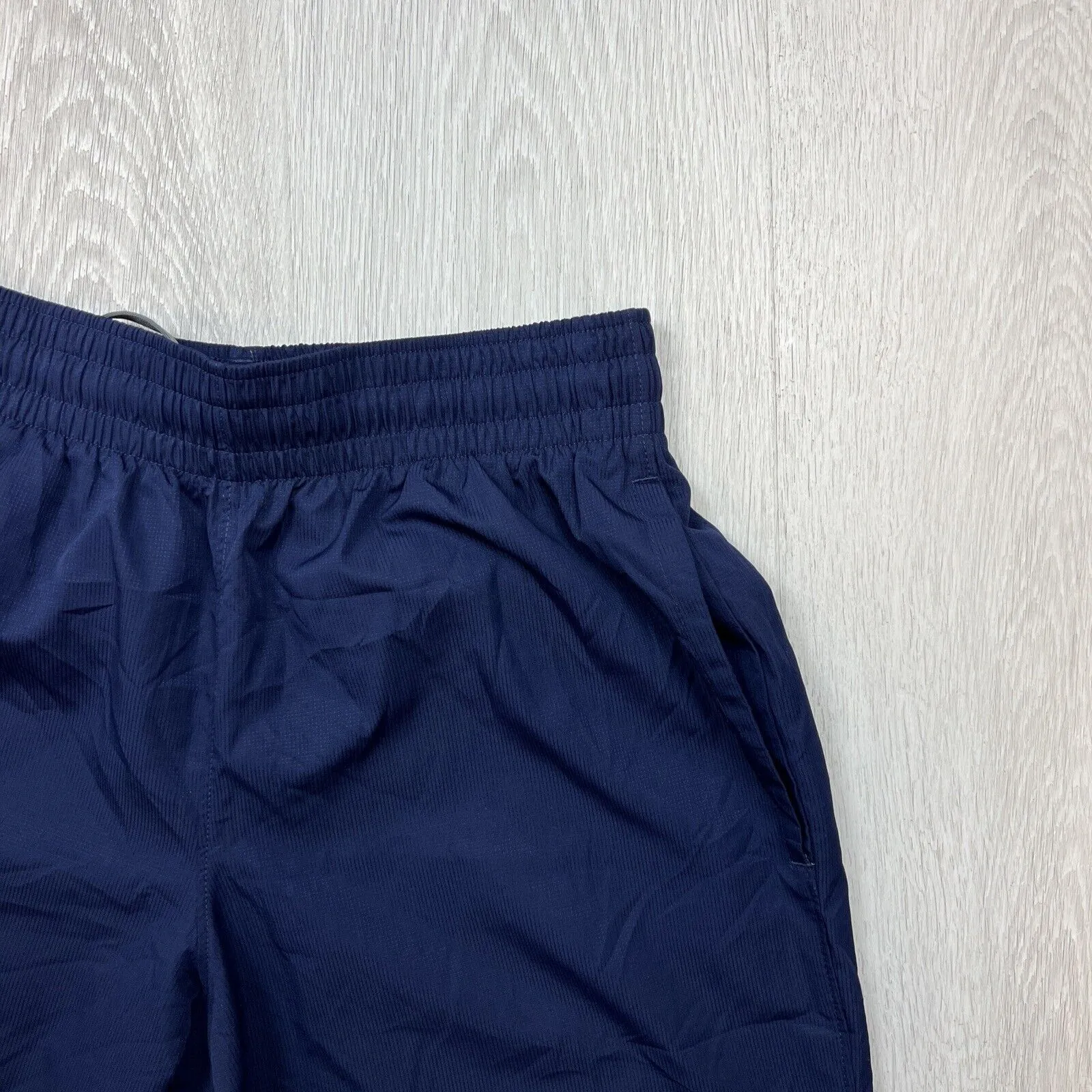 Under Armour Mens Navy Loose Fit Track Pants Trackies Size Small
