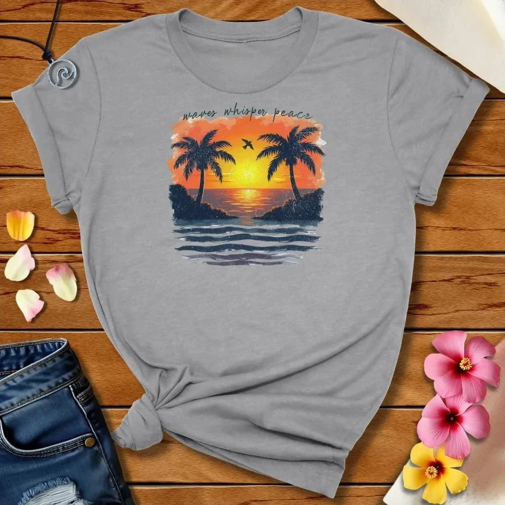 Waves Whisper Peace Tee