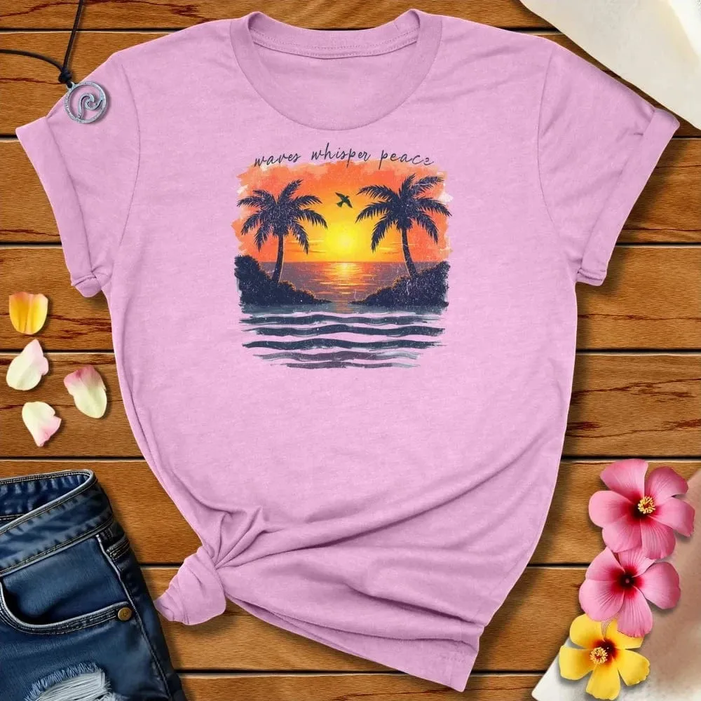 Waves Whisper Peace Tee