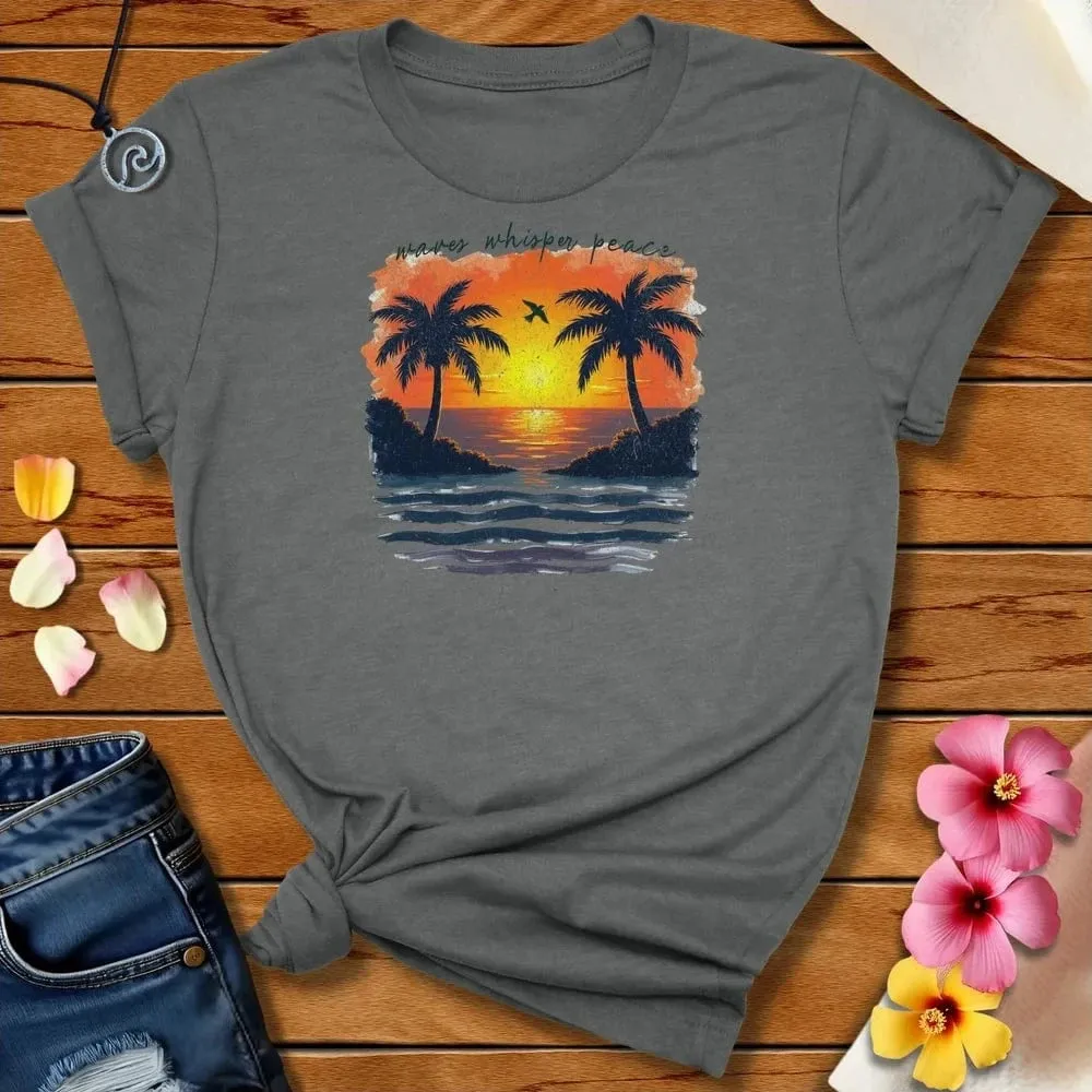 Waves Whisper Peace Tee