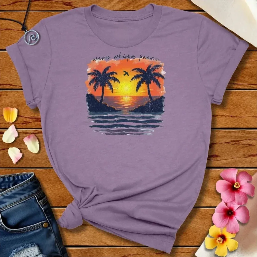 Waves Whisper Peace Tee