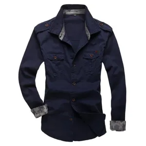 West Louis™ Modern Long Sleeve Shirt