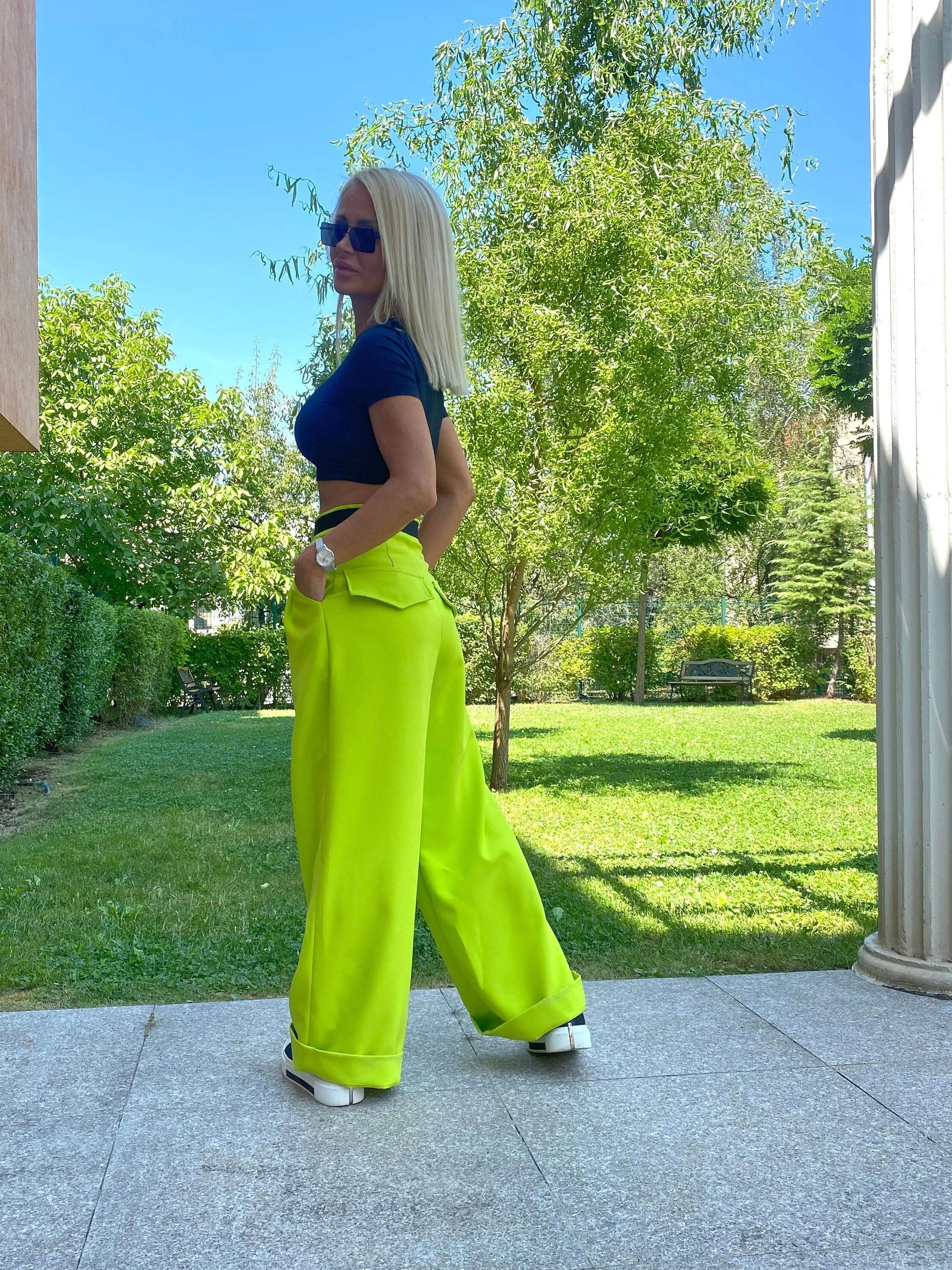 Wide Leg Pants, Loose Pants, Drop Crotch Trousers, Extravagant Trousers, Avant-garde Pants, High Waist Women Pants