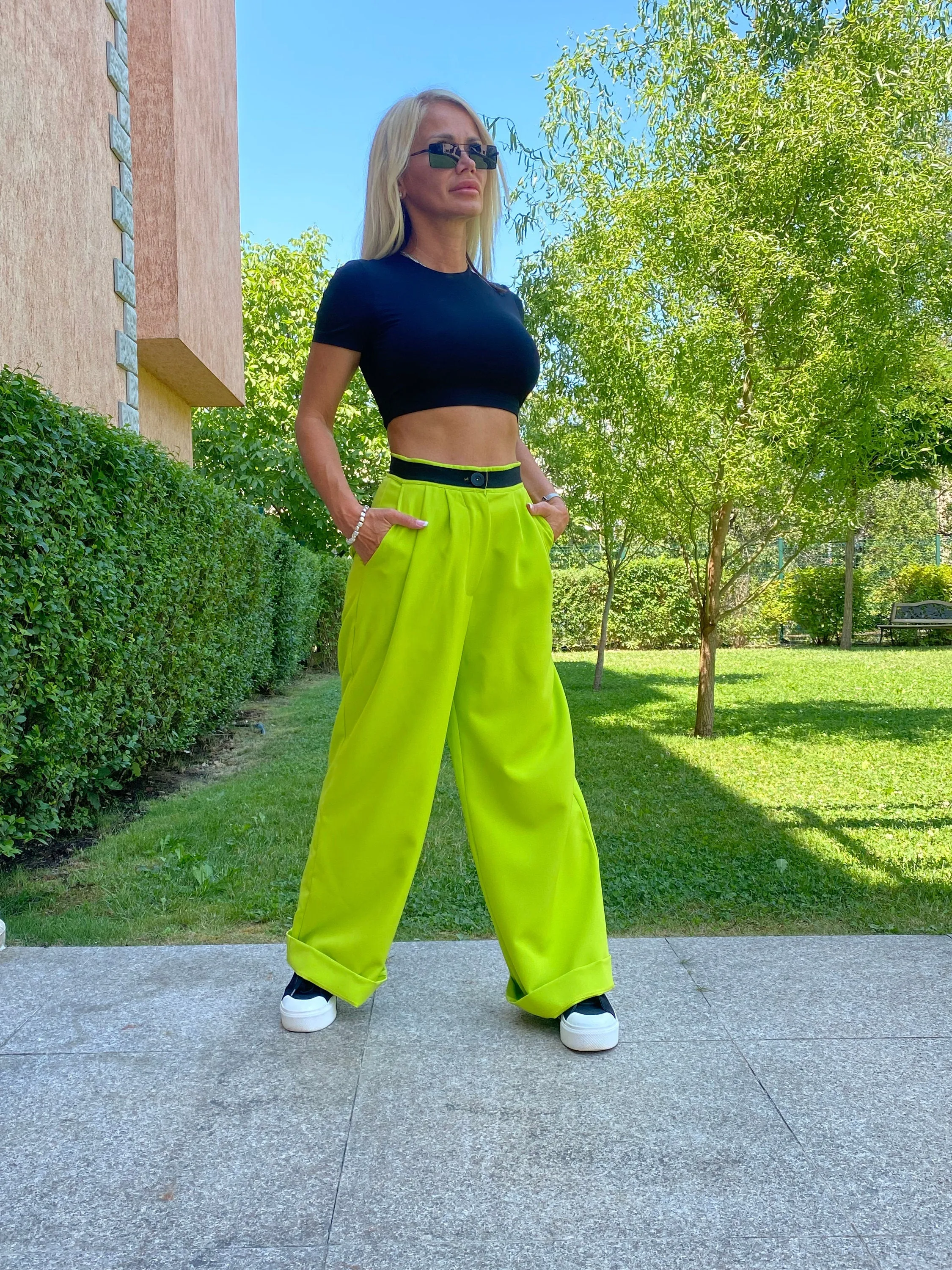 Wide Leg Pants, Loose Pants, Drop Crotch Trousers, Extravagant Trousers, Avant-garde Pants, High Waist Women Pants