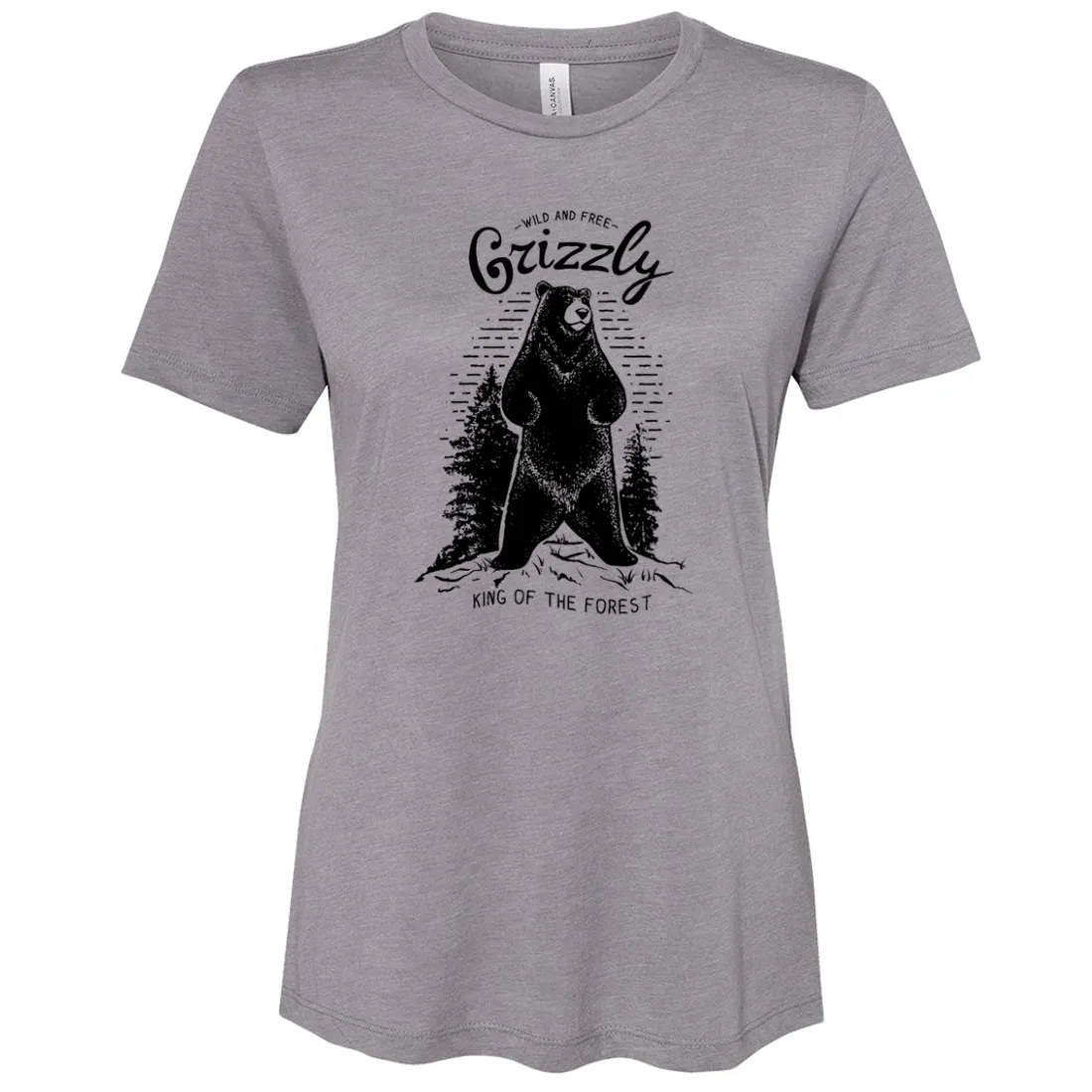 Wild And Free Grizzly Women's Relaxed Jersey Tee