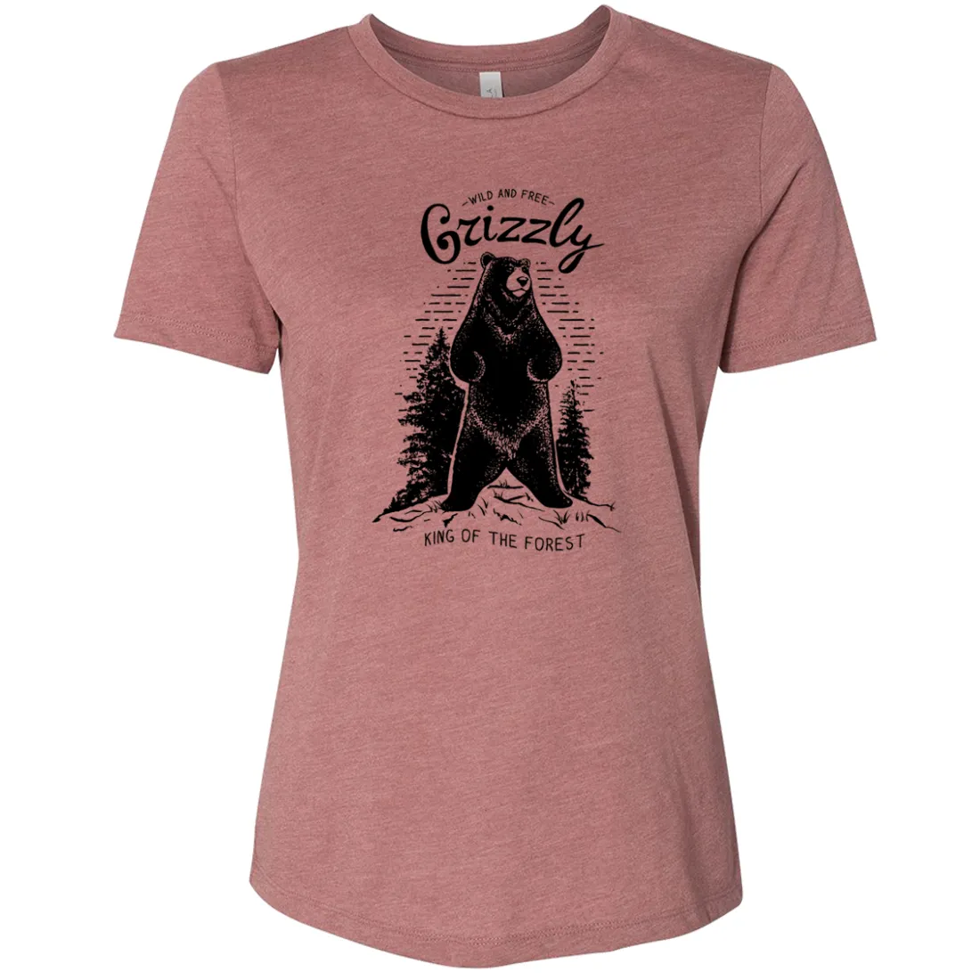 Wild And Free Grizzly Women's Relaxed Jersey Tee