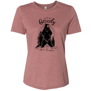 Wild And Free Grizzly Women's Relaxed Jersey Tee