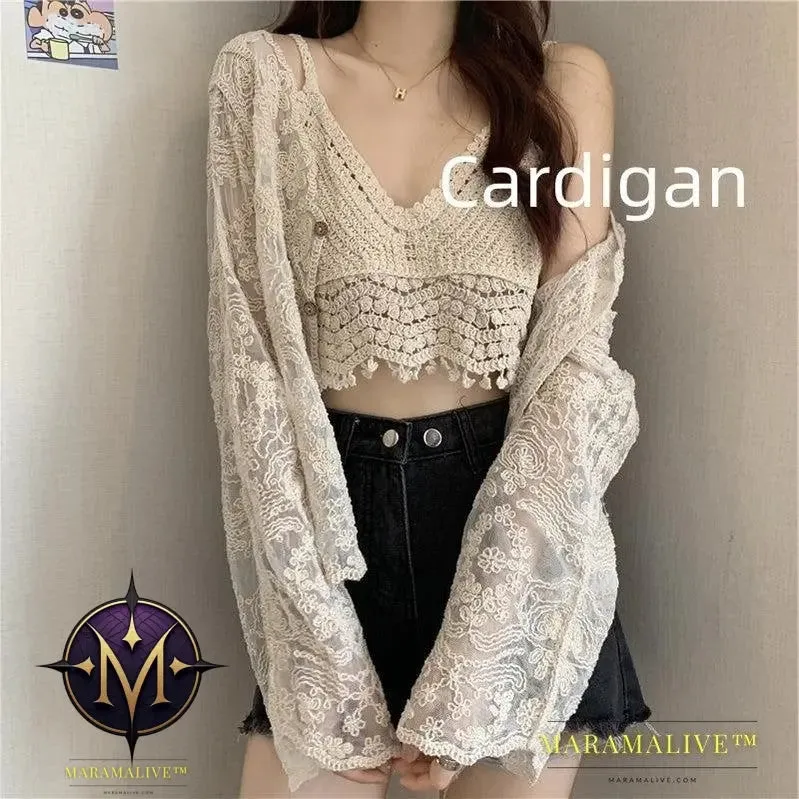Women's Crocheted Two-Piece Summer Set | Western Style Outfit
