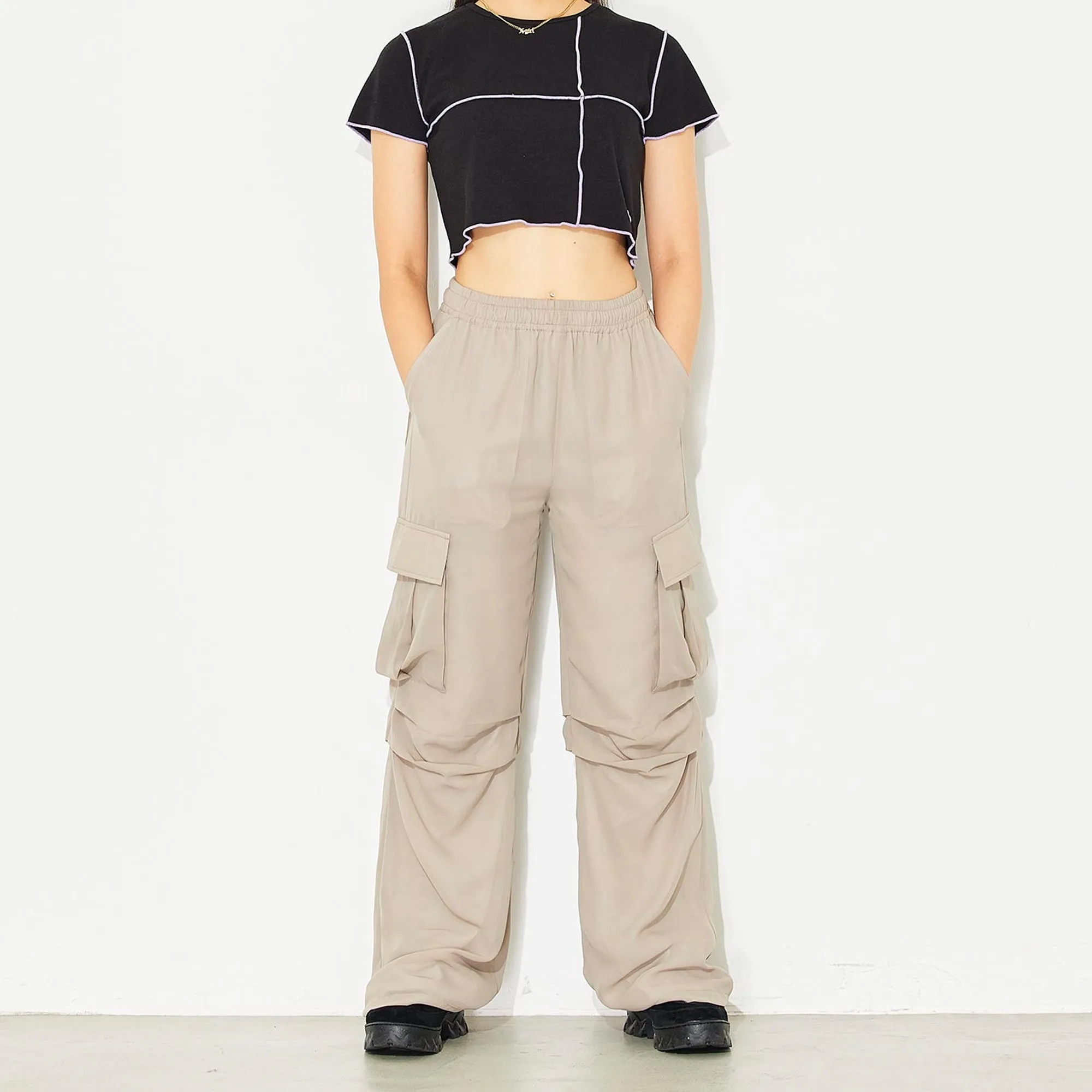 X Girl Womens Chiffon Work Pant