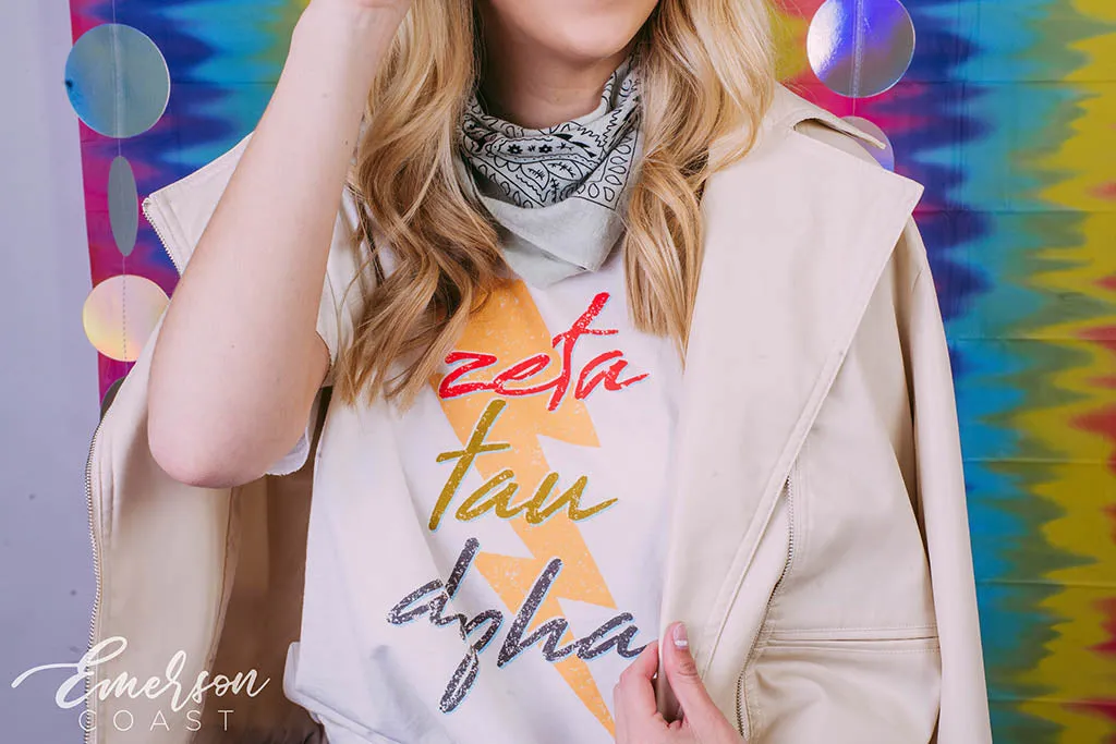 Zeta Tau Alpha Decades Bid Day Shirt